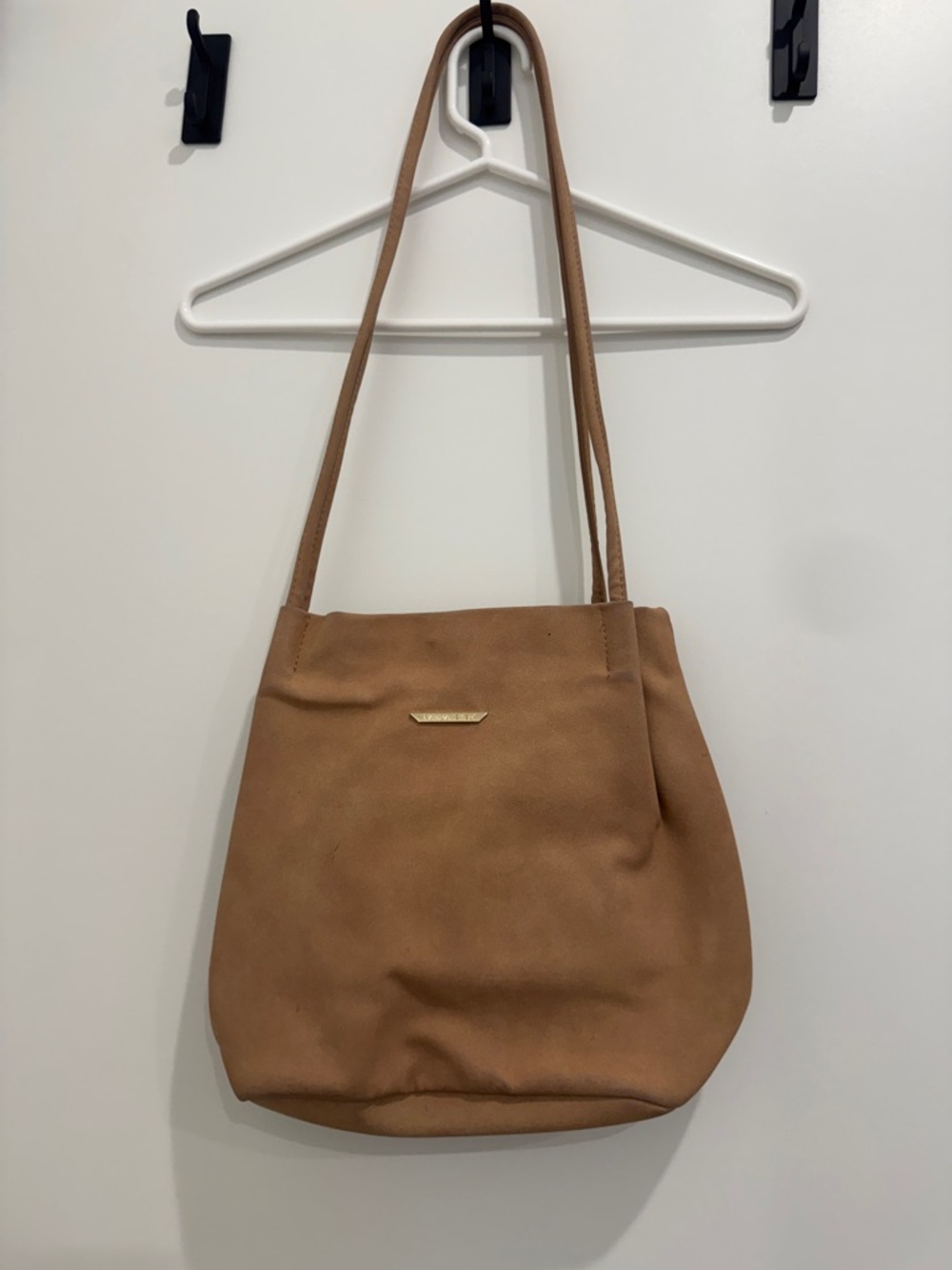 Classic Tan Shoulder Tote Bag